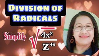 Division of Radicals/Algebra /Teacher Espie TV