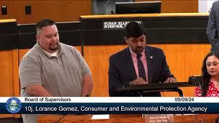 County of Santa Clara Board of Supervisors Ceremonial September 9, 2024