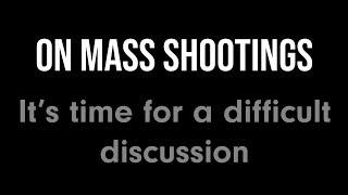 On Mass Shootings - A Liberal Gun Owner Discusses Preserving the 2nd Amendment