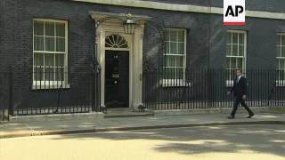 Arrivals for UK govt's Cobra emergency meeting