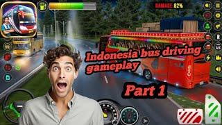 Indonesia bus driving gameplay || part 1 || moj maro #shortvideo  #games #gaming #gameplay #love