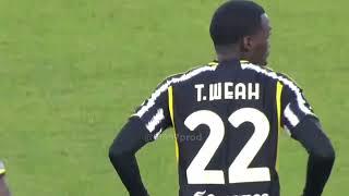 Timothy Weah Juventus DEBUT vs Milan | Juventus 6-5 Milan (28/07/2023)