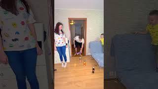 OMG  mom defeated dad #shorts Best video by Yarko Family!