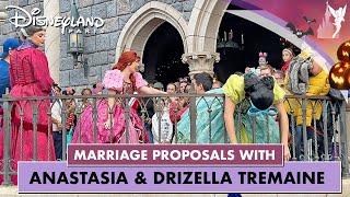  Marriage proposals with Anastasia & Drizella Tremaine at Disneyland Paris during Halloween 2024