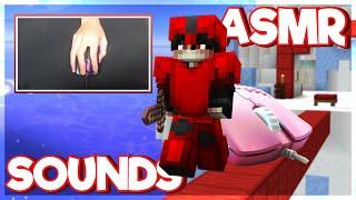 Keyboard + Mouse Sounds ASMR (Handcam) | Hypixel Bedwars