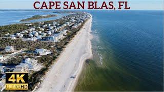 Cape San Blas and Port St. Joe Florida Aerial Drone Footage Forgotten Coast Gulf County.