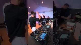 Techno in the kitchen with friends