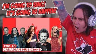 Top 10 Canadian Musicians | Australian Reacts | AussieTash