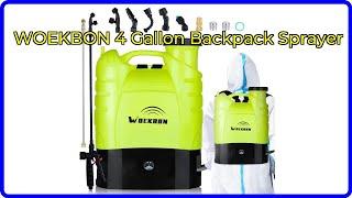 Review: WOEKBON 4 Gallon Backpack Sprayer. ESSENTIAL details.