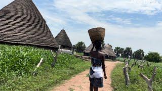 African Village Life in South Sudan  / Morning Routine  #shortvideo #africa