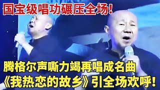 国宝级唱功碾压全场！腾格尔声嘶力竭再唱成名曲，《我热恋的故乡》开口回到大草原引全场欢呼！ 【明星荣耀】#腾格尔