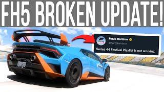 Forza Horizon 5 is Currently Broken with the Latest Update...