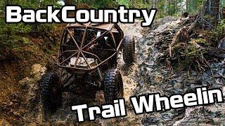 Backcountry trail wheelin Toyota and Suzuki Buggys extreme rock crawling