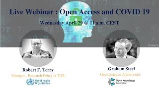 Webinar - Open Science and COVID-19 - In theory and practice