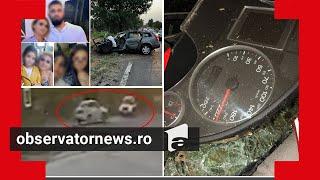 Accidentul cu 5 morţi din Călăraşi, surprins de camere. O familie întreagă şi-a găsit sfârşitul