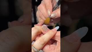 Come to the nail salon with me! (Fall Chrome Nails)