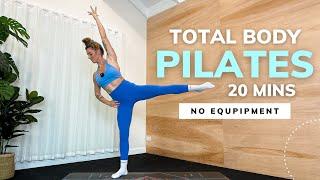 20-minute PILATES TOTAL BODY workout (no equipment).. Ashley Freeman