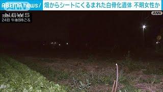 シートにくるまれた白骨化遺体　不明女性か　死体遺棄事件として捜査【スーパーJチャンネル】(2024年10月24日)