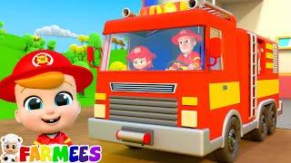 Wheels on the Firetruck + More Nursery Rhymes & Toddlers Songs by Farmees