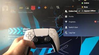 PS5: How to Change Online Status Tutorial! (Appear Offline) 2024