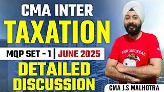 CMA INTER | MQP SET-1 SOLUTIONS | JUNE 2025 | CMA JS MALHOTRA