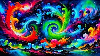 Colorful Excitement - Copyright Free Background Video, Animated Abstract 4K UHD Screensaver No Sound