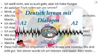 Dialoge A2  | Deutsch lernen durch Hören | 2 |