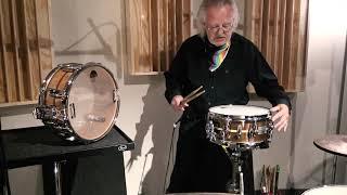 Steve Maxwell Vintage Drums - Sonor Benny Greb Snare Drum Demo By Steve Sr.