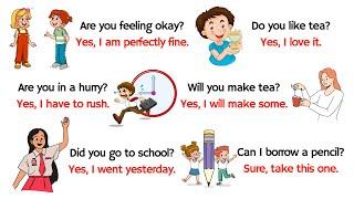 Common English Question Answer | Improve Your English Speaking Skills | English Speaking Practice