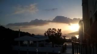 2017-07-27 Sunrise at Torba gulf, Bodrum, Turkey 01[timelapse]