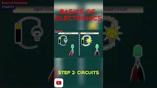 What is a Circuit?  Easy to understand demo of open/closed circuits - Basics of Electronics - Step 2
