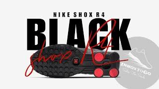 BLACK 2024 Nike SHOX R4 DETAILED LOOK AND RELEASE DATE INFORMATION