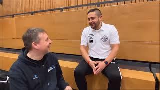 Hallenstadtmeisterschaft MG, Gruppe 1: Siggi Finken und Arian Gerguri im Interview (27.12.2024)