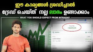 How to make profit in Intraday Trade | നിങ്ങളുടെ സംശയങ്ങൾക്കുള്ള മറുപടി | INTRADAY