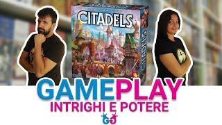 Citadels, Partita completa al Gioco da Tavolo di Bluff che è perfetto anche in due.