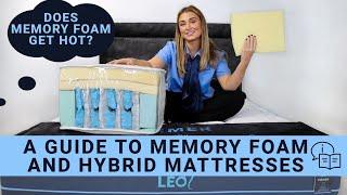 A Guide To Hybrid Foam Mattresses, Memory Foam Mattresses & High Density Foam