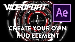 After Effects - How to Create an Awesome Futuristic HUD in CC 2019 - TUTORIAL