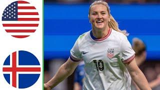 USA vs Iceland | Highlights | Women's Friendly 28-10-2024