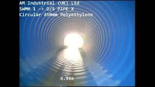 AM Industrial (UK) LTD - Real time drainage survey footage using SP75 Mini Crawler Camera