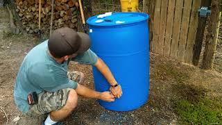 DIY pigs  55 gallon water system!!