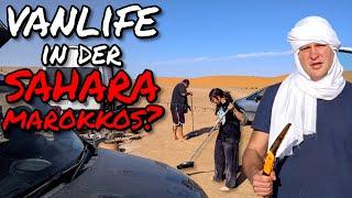 In die SAHARA Marokkos  "Die Wüste fegen!"