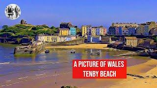 A Picture of Wales - Tenby Beach