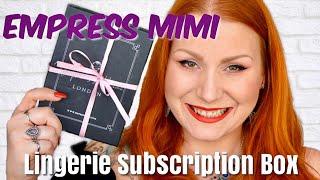 EMPRESS MIMI OCTOBER LINGERIE SUBSCRIPTION UNBOXING - SHIPS WORLDWIDE FOR FREE!