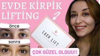 EVDE KİRPİK LİFTİNG YAPTIM | Kirpik Lifting Nasıl Yapılır? Uygulamalı & Püf Noktaları #kirpiklifting