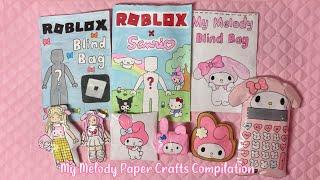 🩷paper diy🩷 MY MELODY Paper Crafts Compilation! | ASMR | applefrog