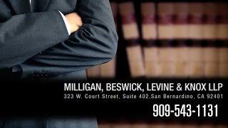 DUI Attorney San Bernardino | Call (909) 888-5741 | Milligan, Beswick, Levine & Knox LLP