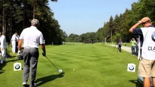 Darren Clarke hits driver off no.12