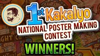 1st Kakalyo National Poster Making Contest WINNERS!!!!