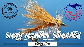 Tying the Smoky Mountain Stimulator Dry Fly Pattern - Savage Flies