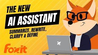 The AI Assistant for Your PDFs | Introducing Foxit AI Assistant